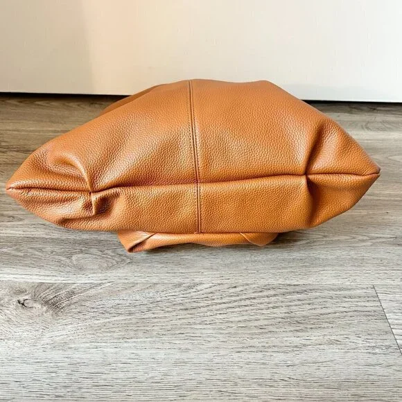 Laggo Joyce Hobo Leather Bag in British Tan NWOT